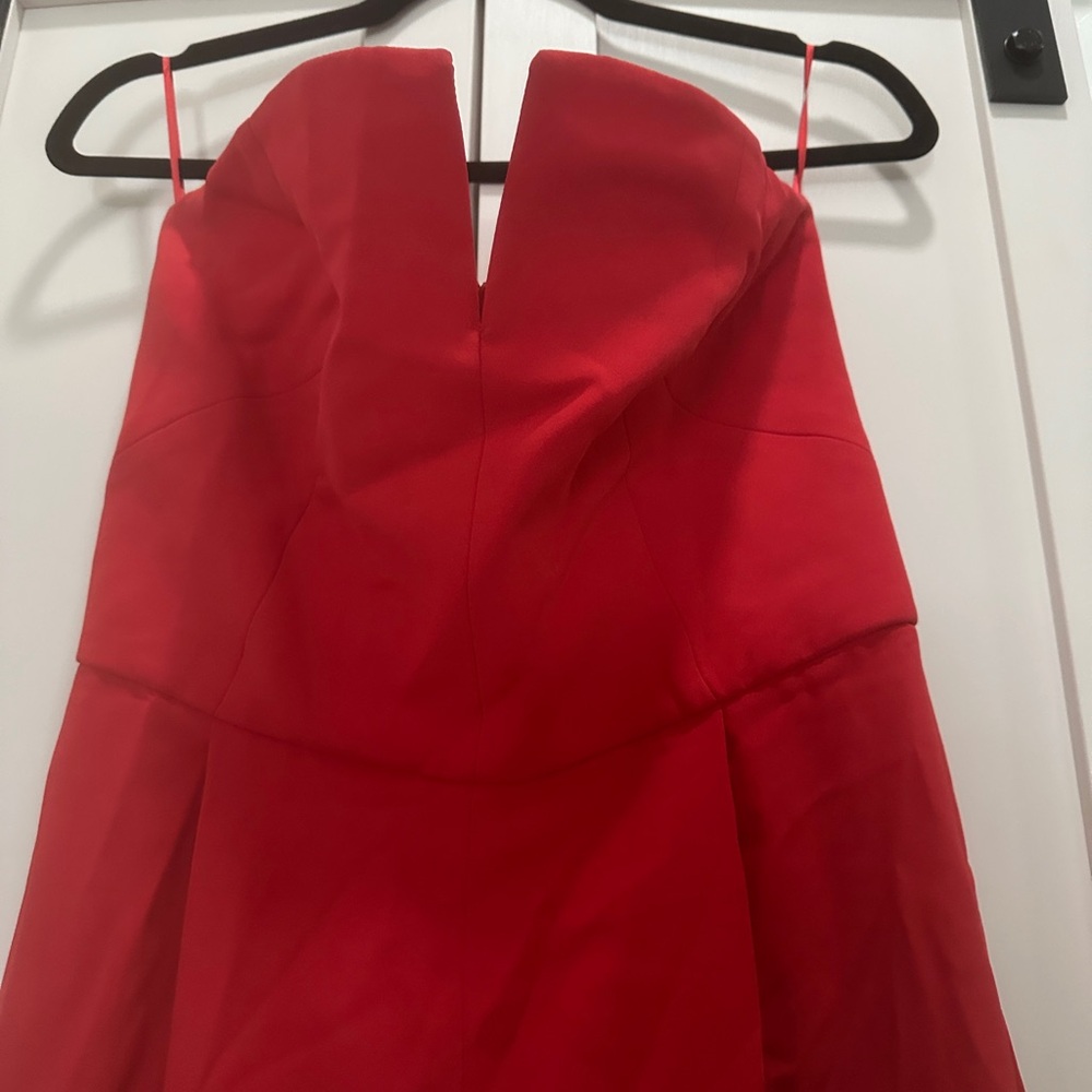TopShop Elegant Red Jumpsuit - Picture 3 of 6